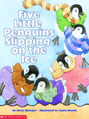 cover image of Five Little Penguins Slipping on the Ice